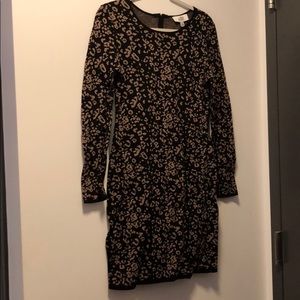 Belle by Badgley Mischka leopard knit dress